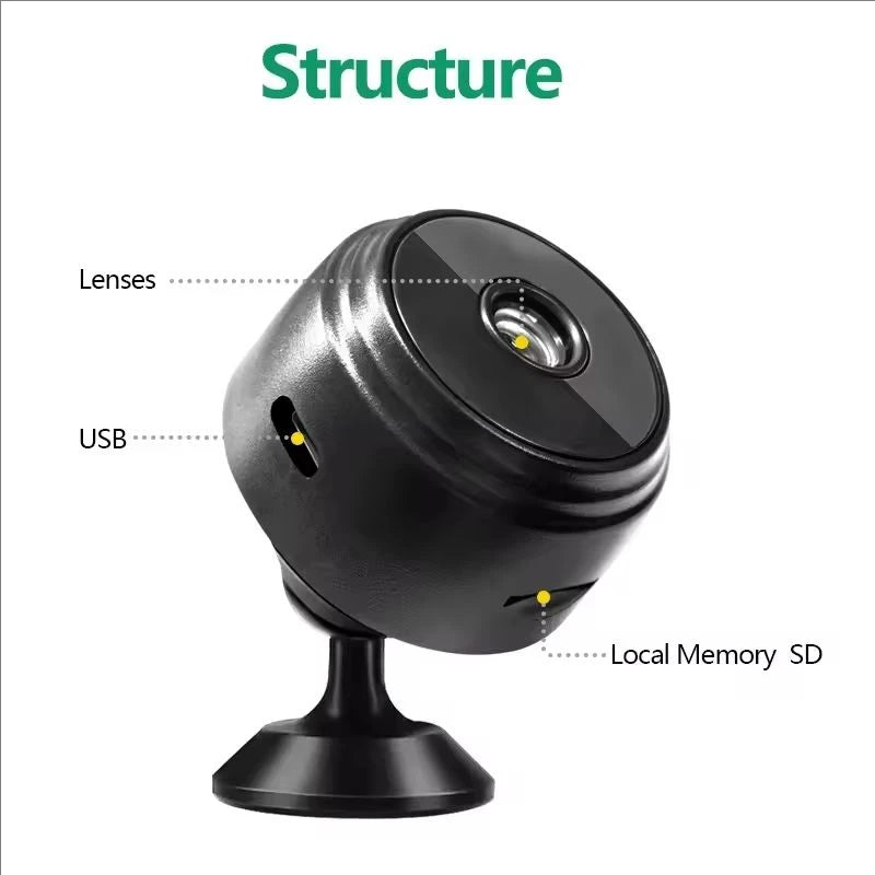 A9 WiFi Mini Camera Wireless Video Recorder Security Protection Camera Smart Home Monitoring Camera For Infants And Pets