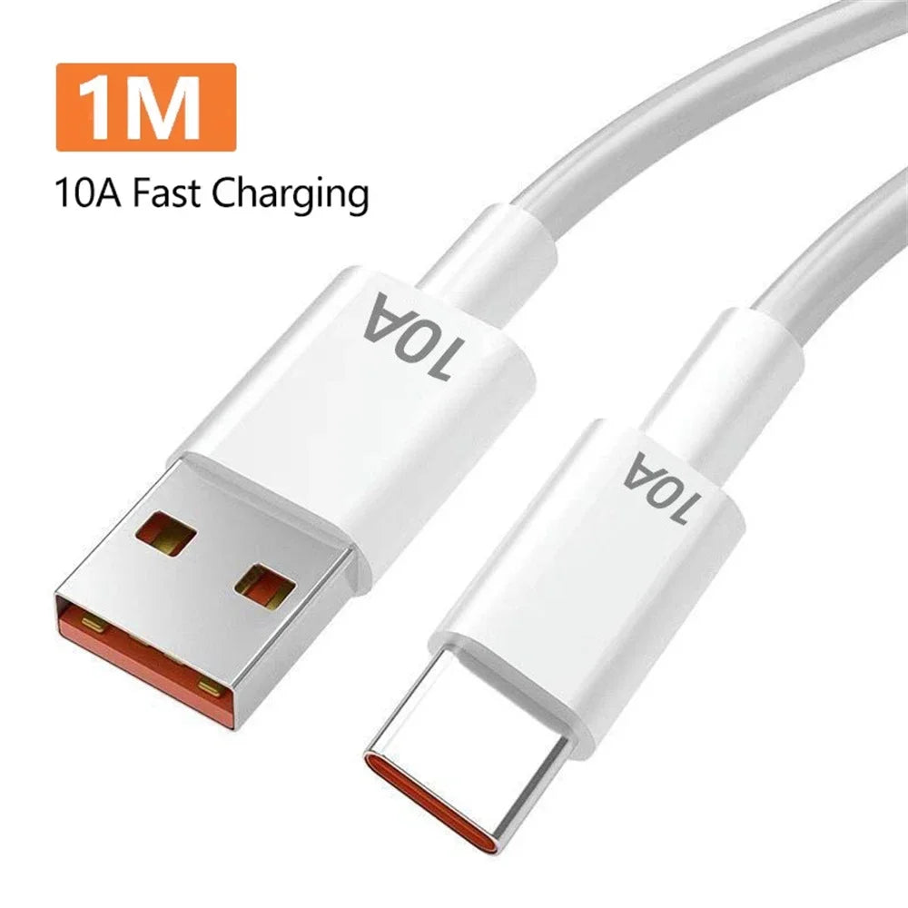 240W 5 in 1 USB C GaN Desktop Charger Fast Charge Phone Adapter 10A Type C Cable For iPhone Samsung Xiaomi EU/US/UK Plug Charger