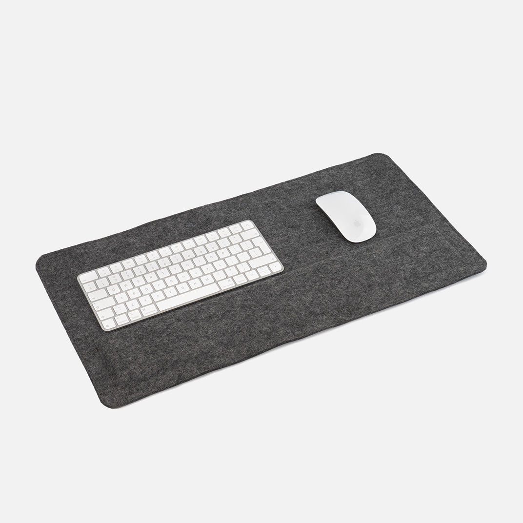 Felt Desk Mat with Padded wrist support-0